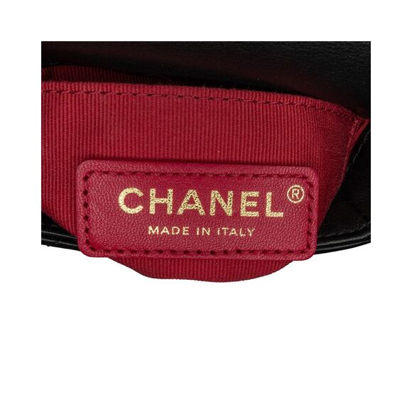 Pre Loved Chanel Mini Quilted Calfskin Framing Chain Flap Women Black Crossbody - Picture 5 of 8